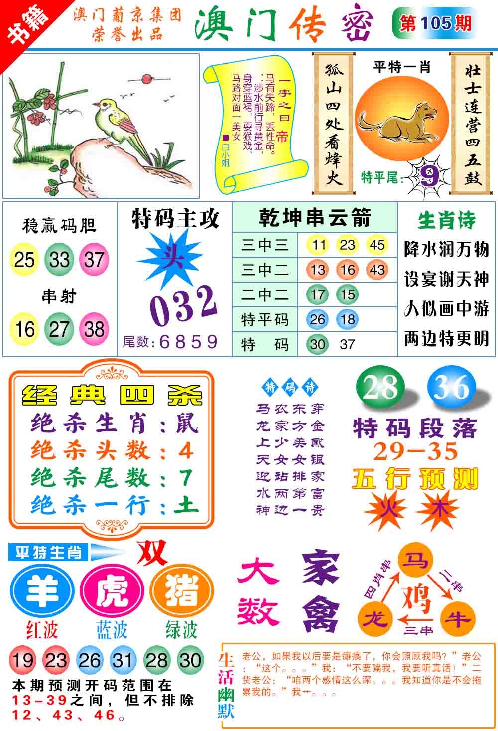 105期澳门传密心水[图]