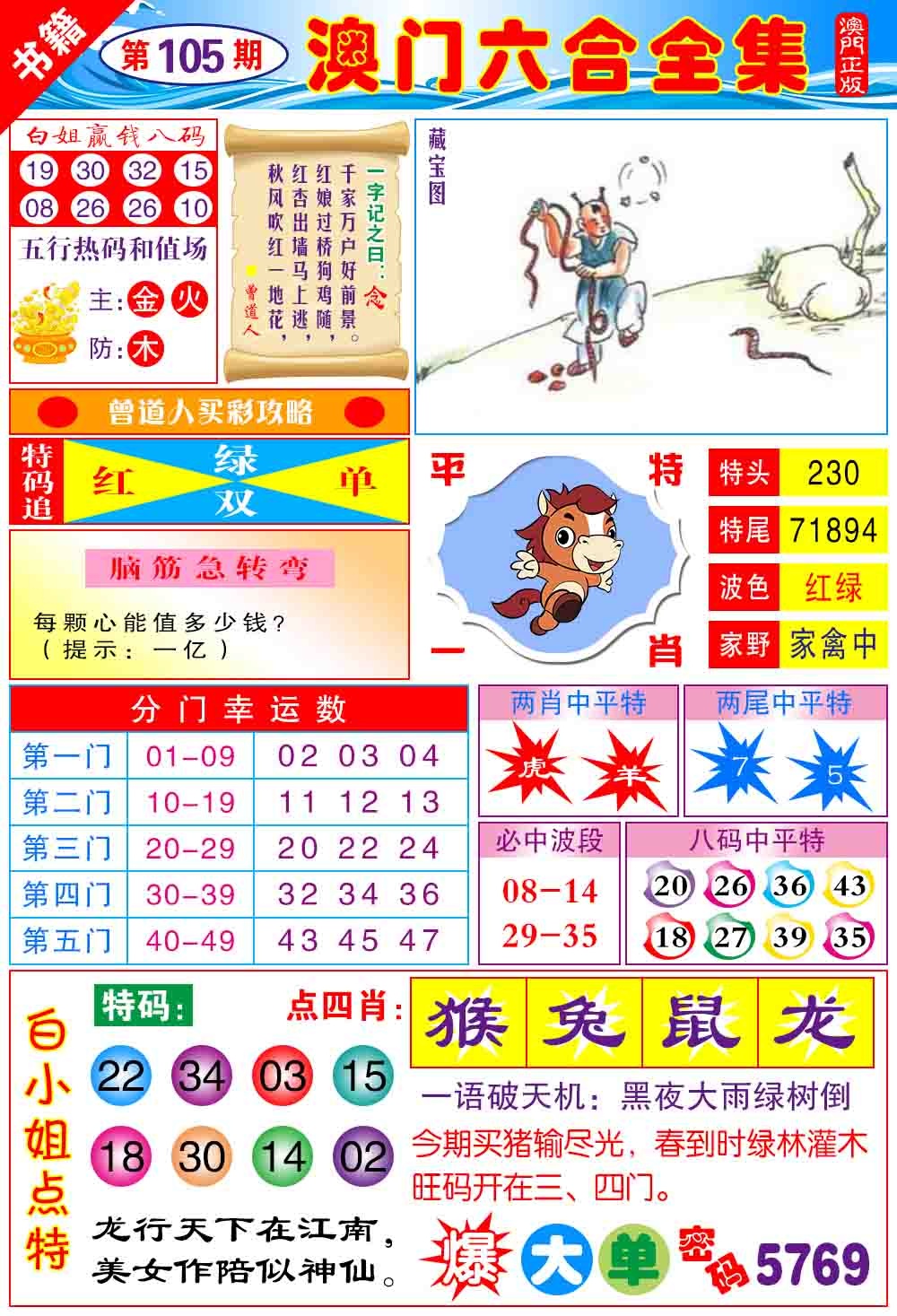 105期澳门全集六合[图]