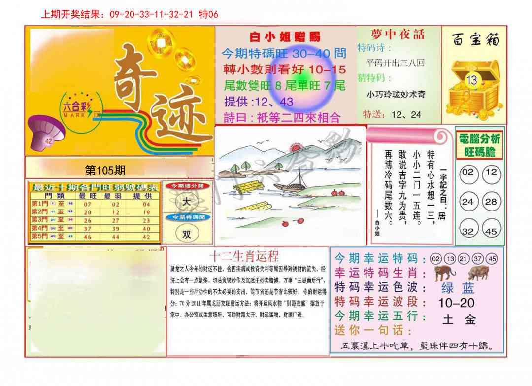 105期九龍奇迹A(推荐)[图]