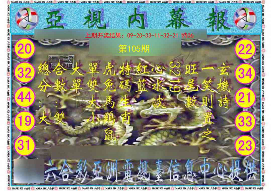 105期亚视内幕报[图]