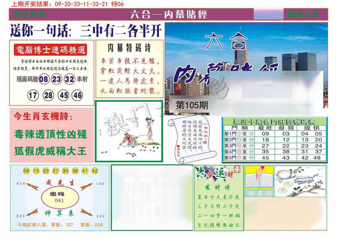 105期内幕赌经[图]