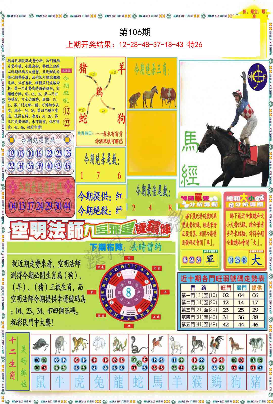 106期九龍马经A(推荐)[图]