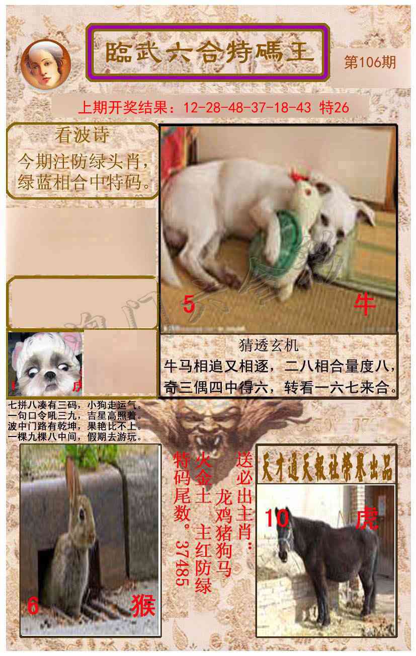 106期临武六合特码王[图]