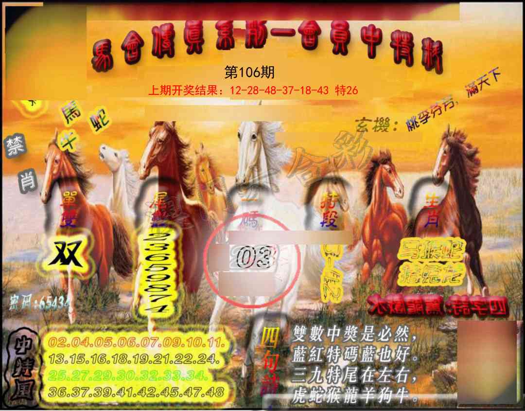 106期马会传真-会员报[图]