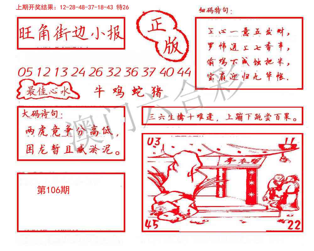 106期旺角街边小报[图]