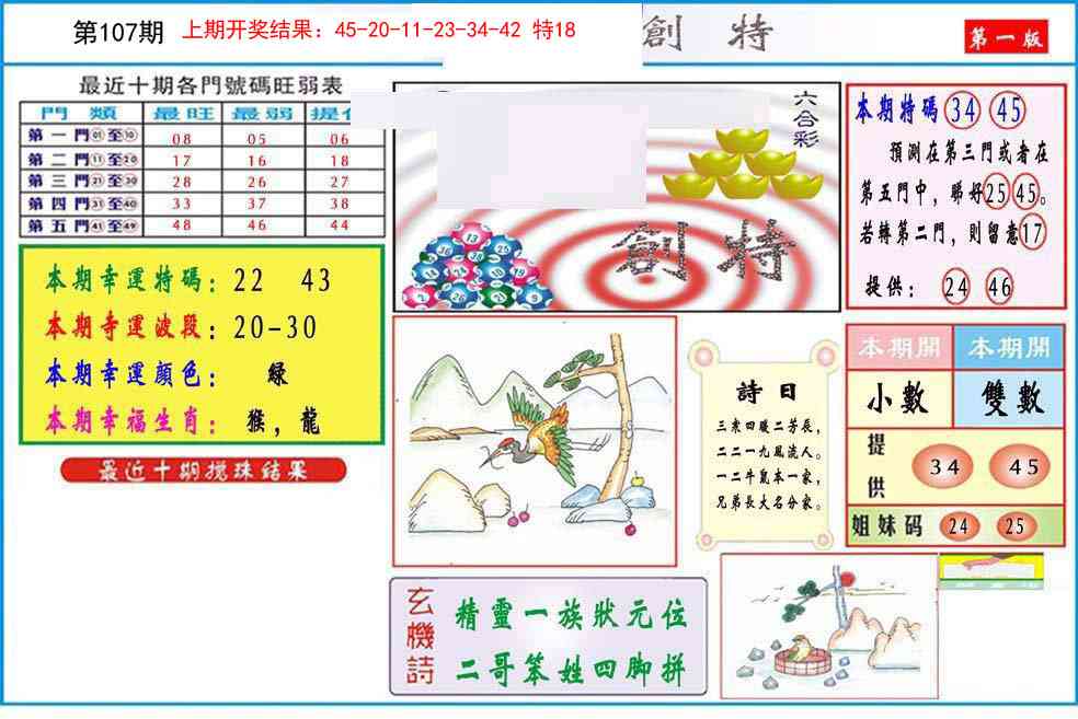 107期九龍创特A(推荐)[图]