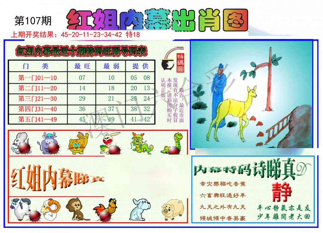 107期红姐内幕出肖[图]