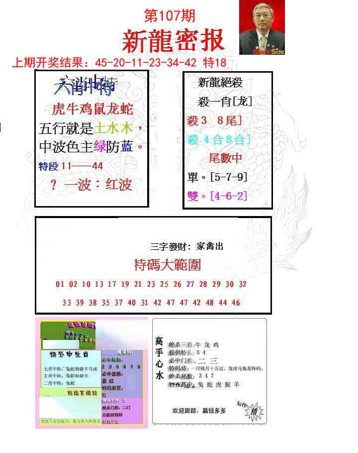 107期新龙密报[图]