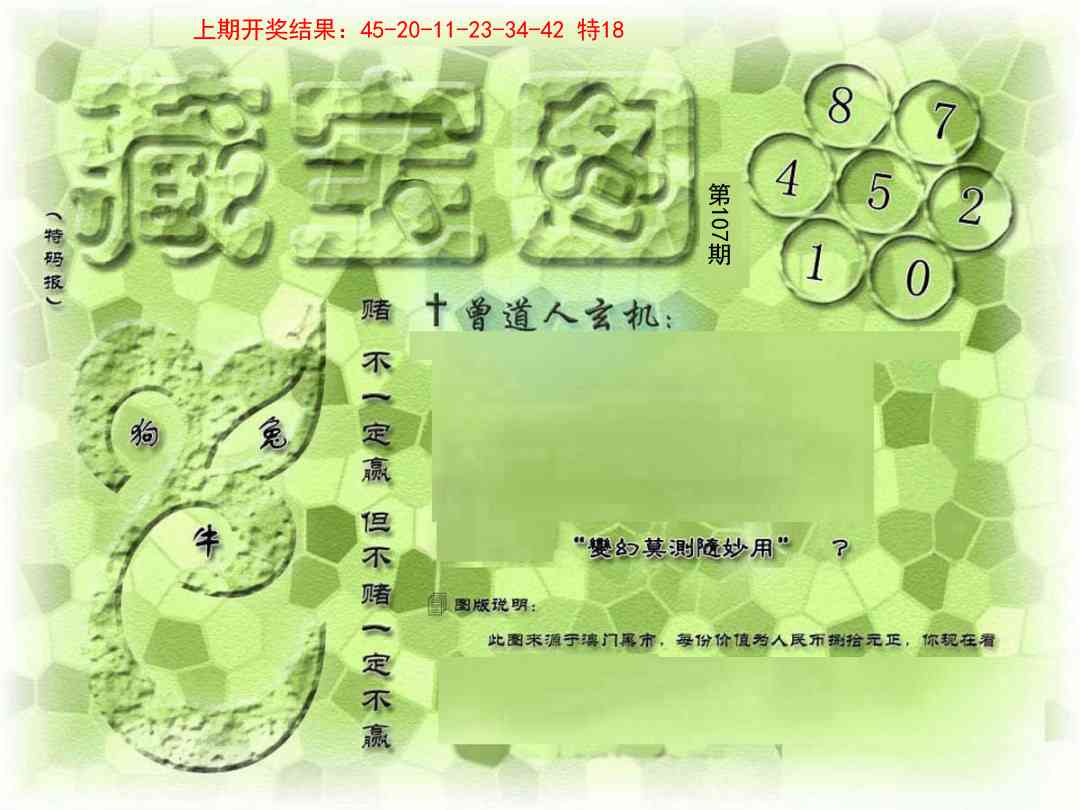 107期假新藏宝图[图]