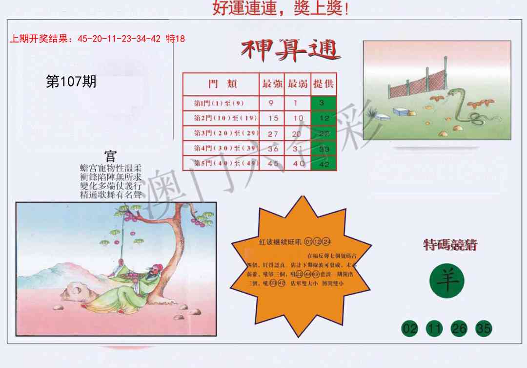 107期4-台湾神算[图]