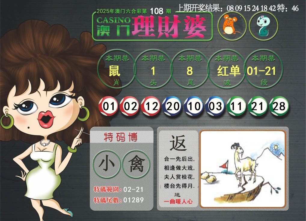 108期澳门理财婆[图]