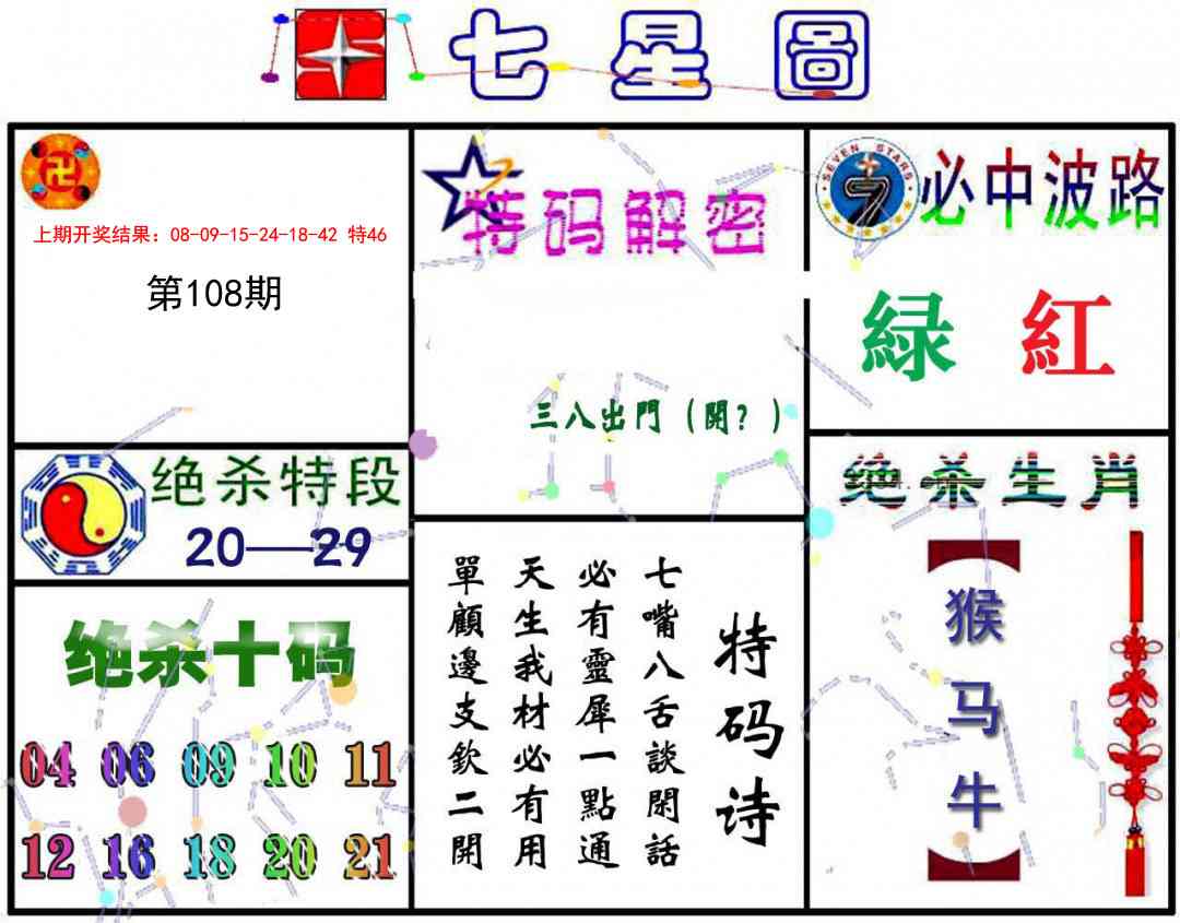 108期七星图A[图]