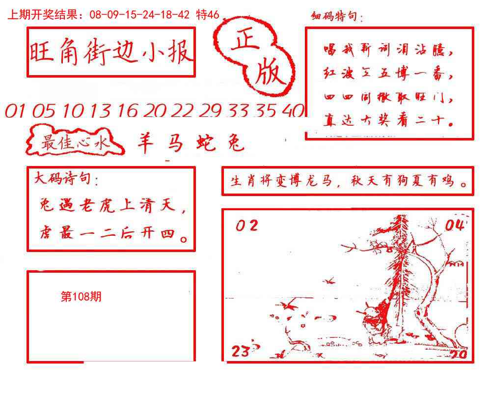 108期旺角街边小报[图]