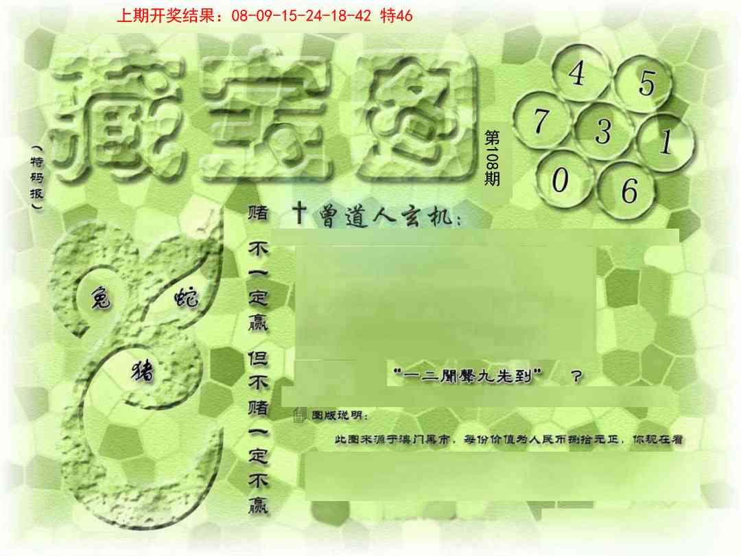 108期假新藏宝图[图]