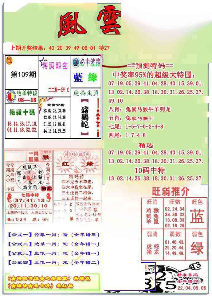 109期风云榜[图]