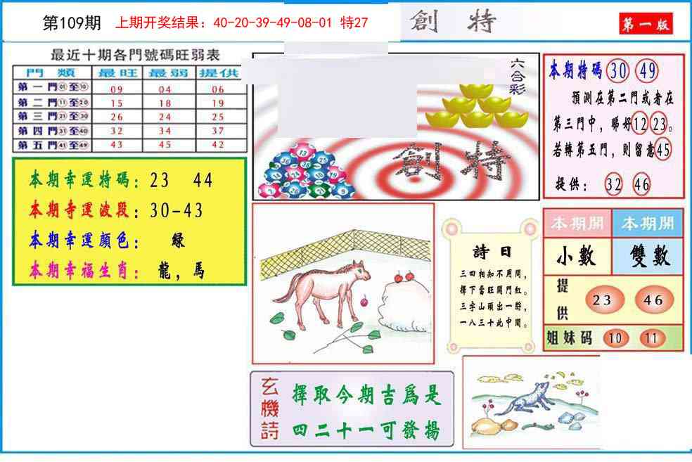 109期九龍创特A(推荐)[图]