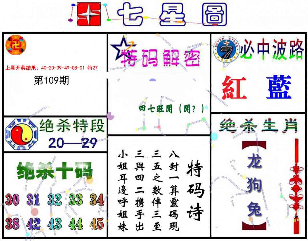 109期七星图A[图]