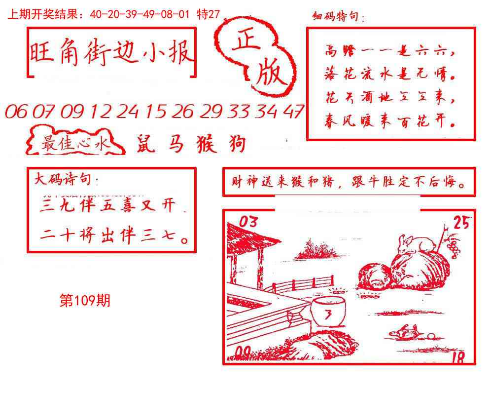 109期旺角街边小报[图]