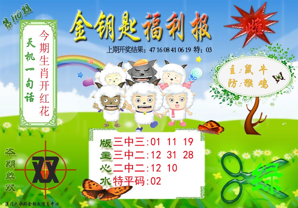 110期《金钥匙福利》[图]