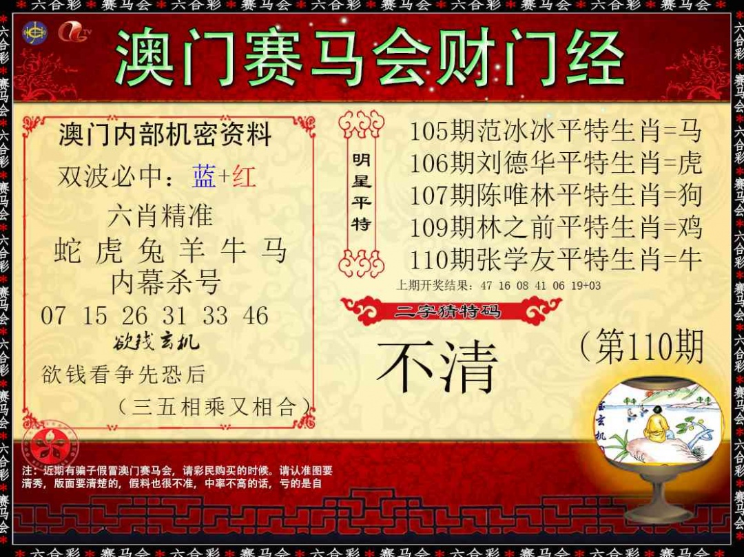 110期财门经[图]