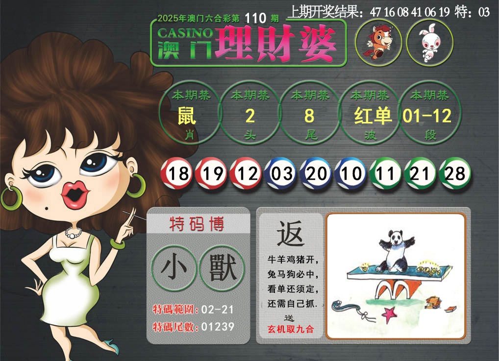 110期澳门理财婆[图]