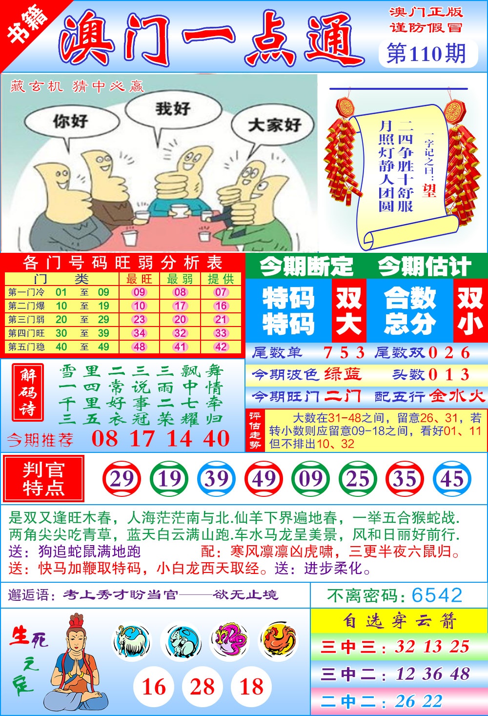 110期澳门一点通[图]