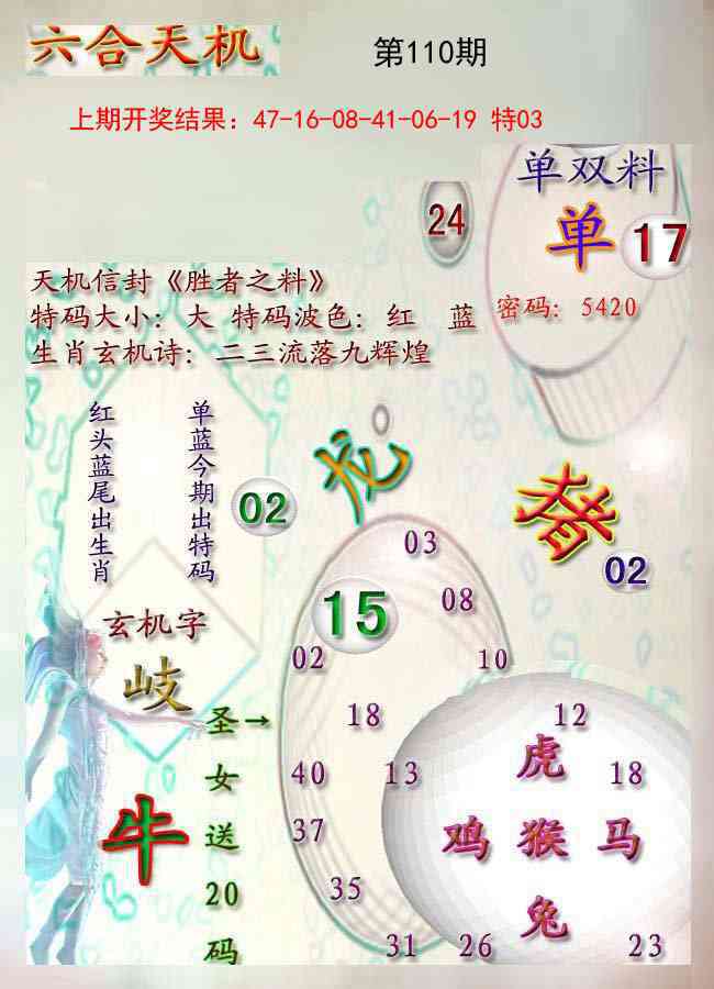 110期天机报[图]