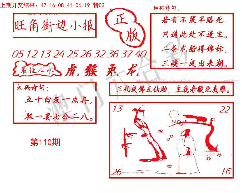 110期旺角街边小报[图]