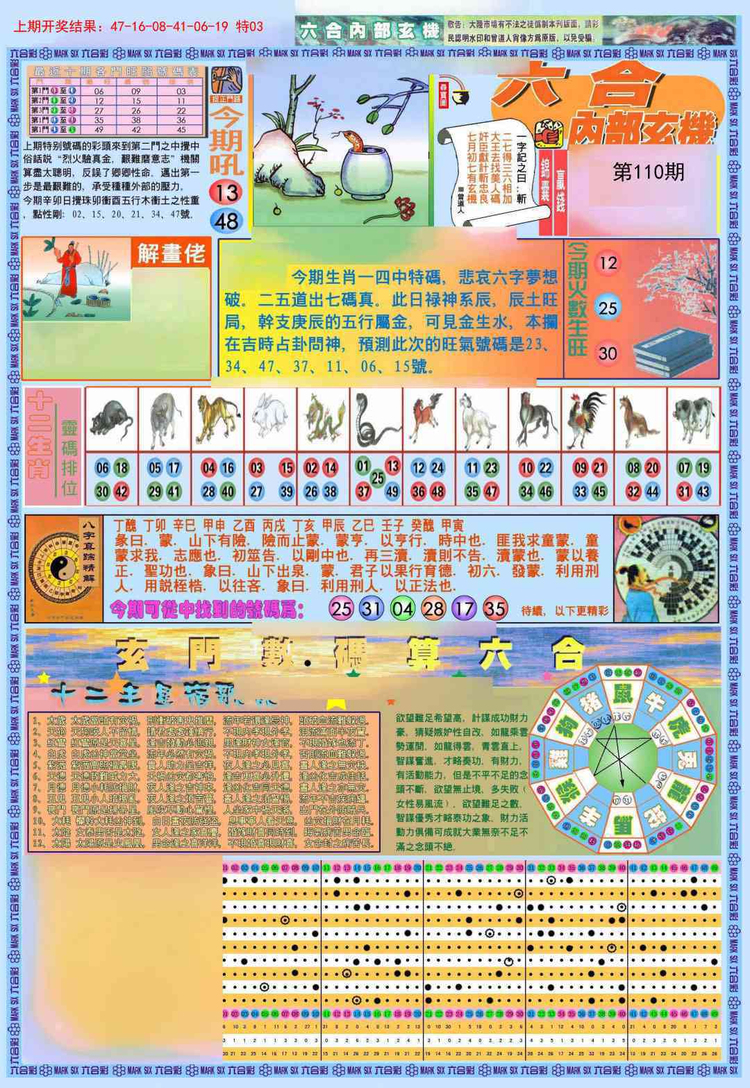 110期(新版)内部玄机A[图]