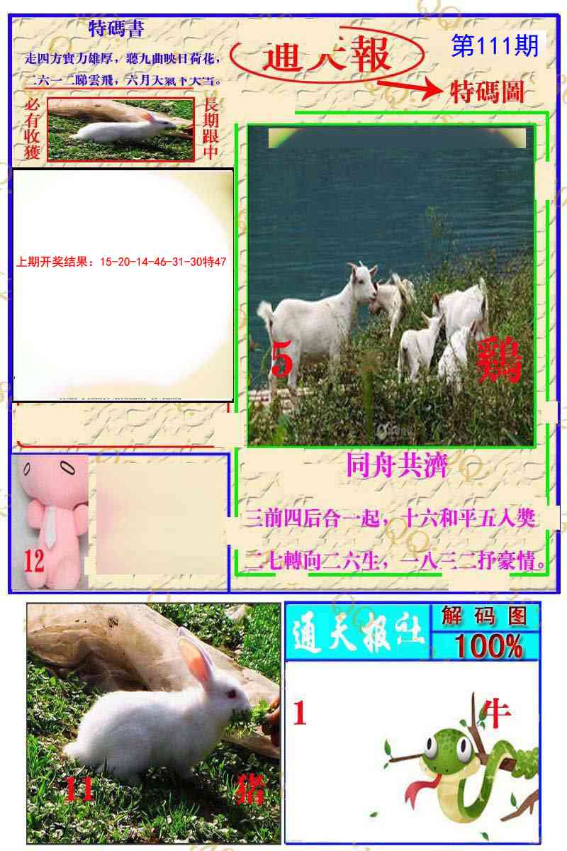 111期通天特解图[图]