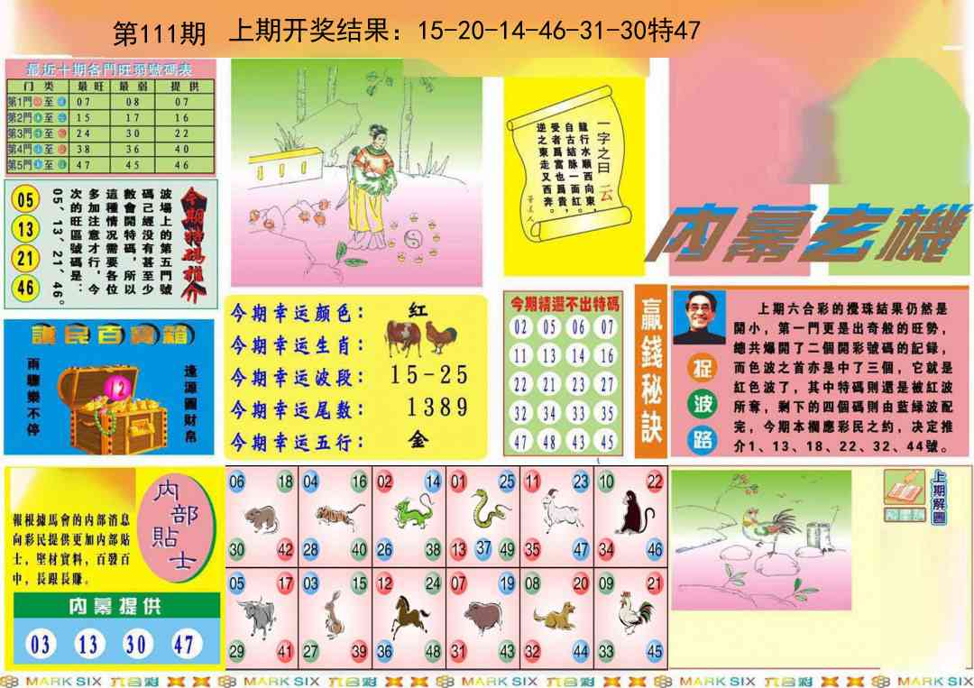 111期九龍内幕A(推荐)[图]