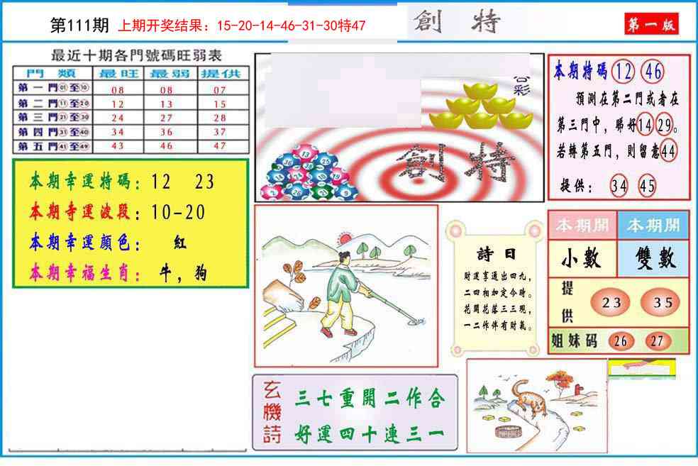 111期九龍创特A(推荐)[图]