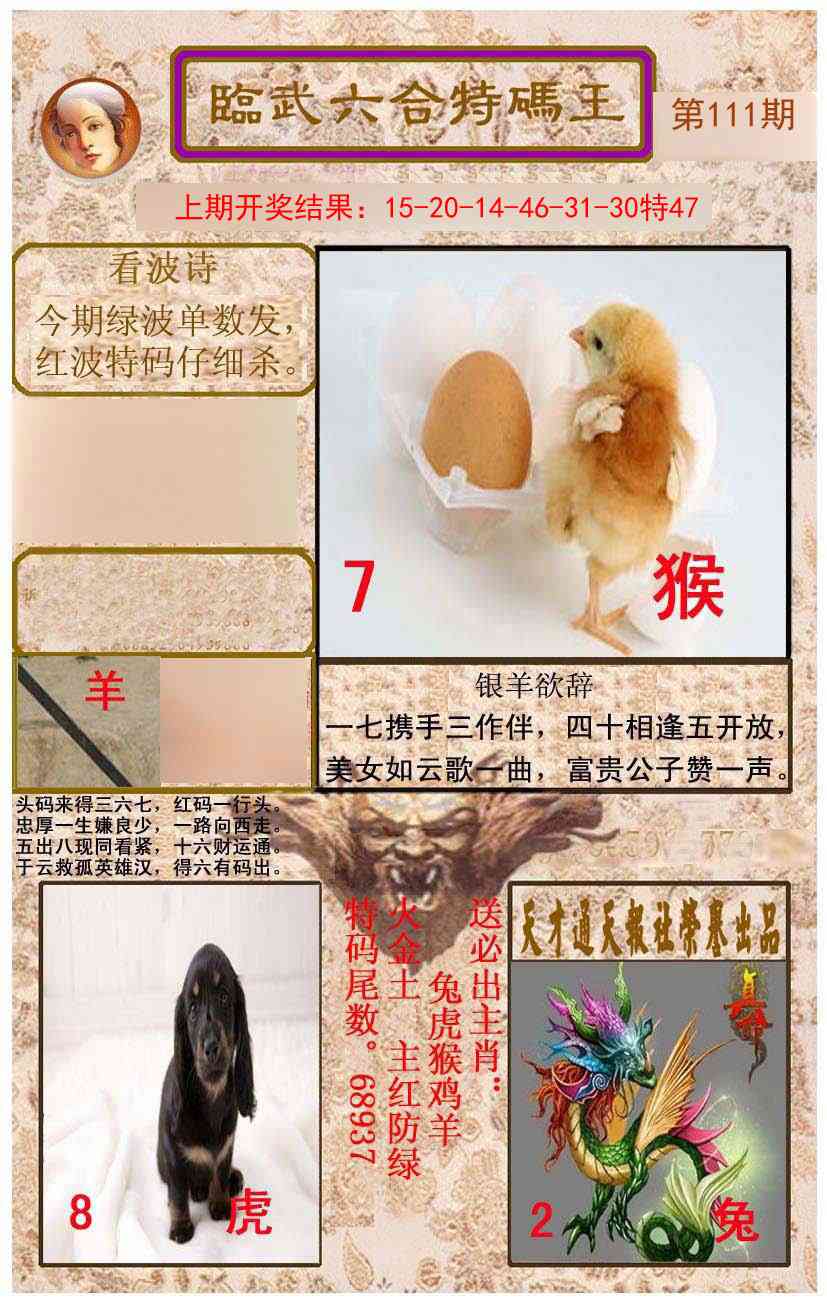111期临武六合特码王[图]