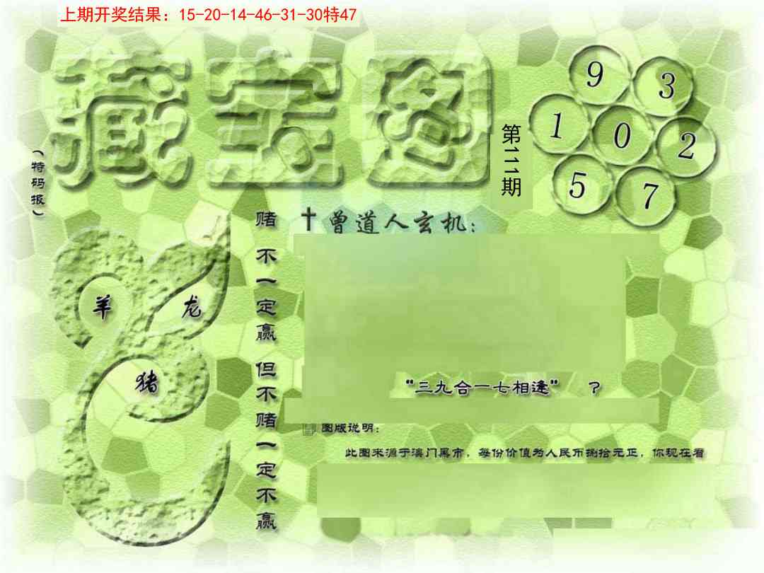 111期假新藏宝图[图]