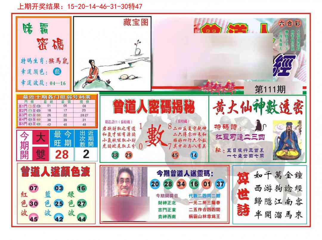 111期赢钱一经[图]