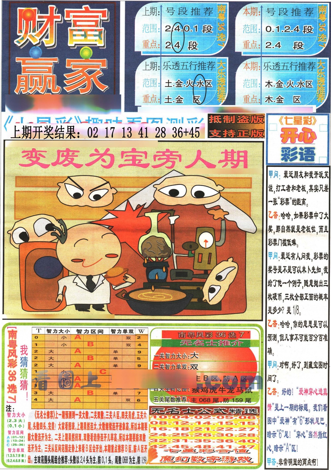 112期七星彩图(高清)[图]