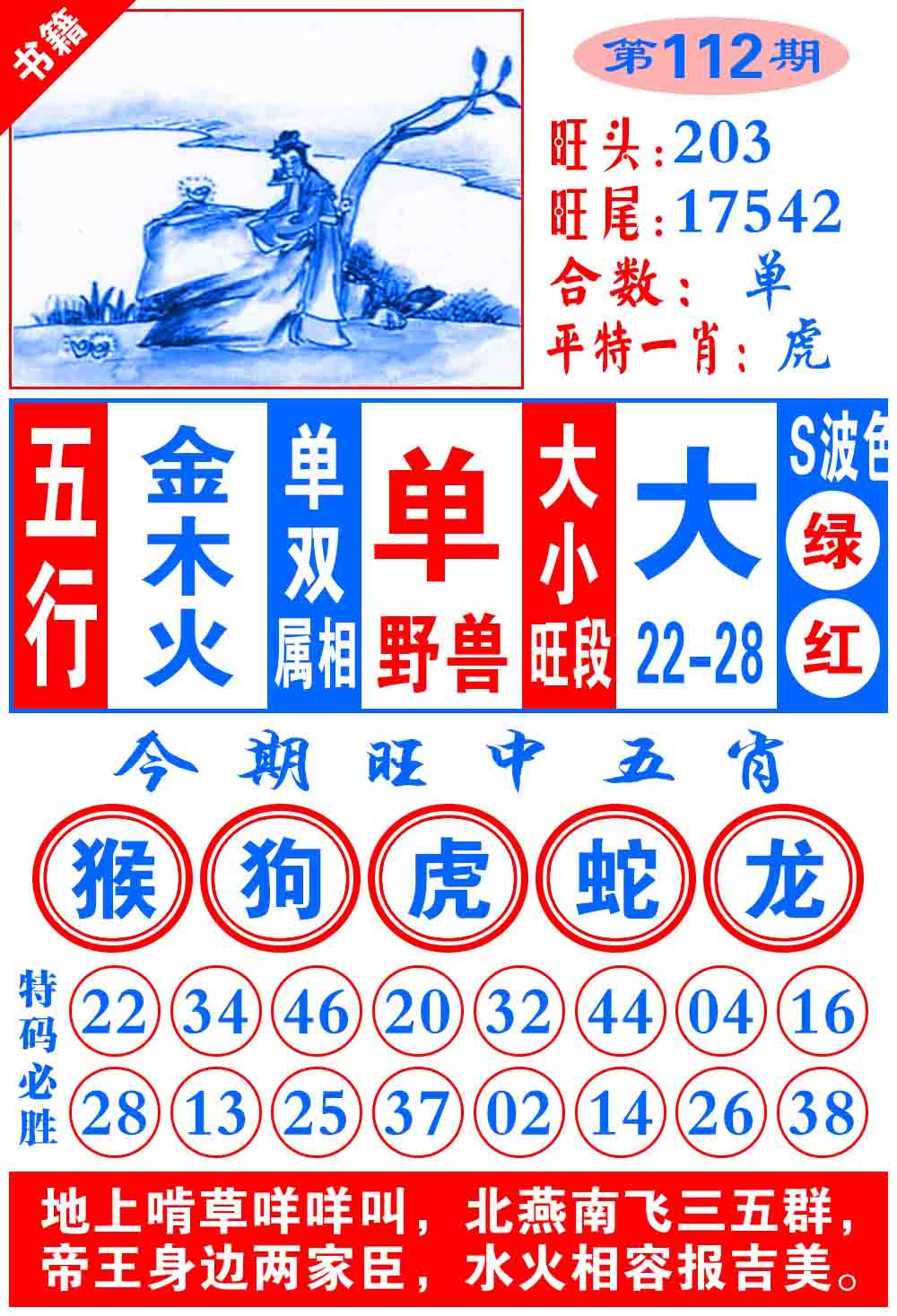 112期澳门全集心水[图]