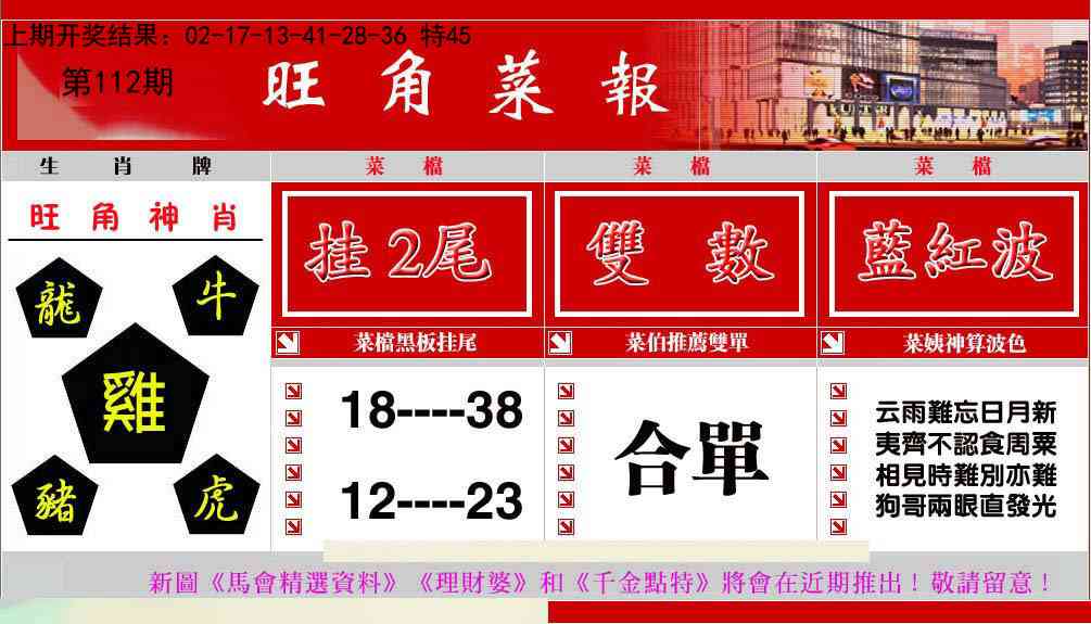 112期旺角菜报[图]