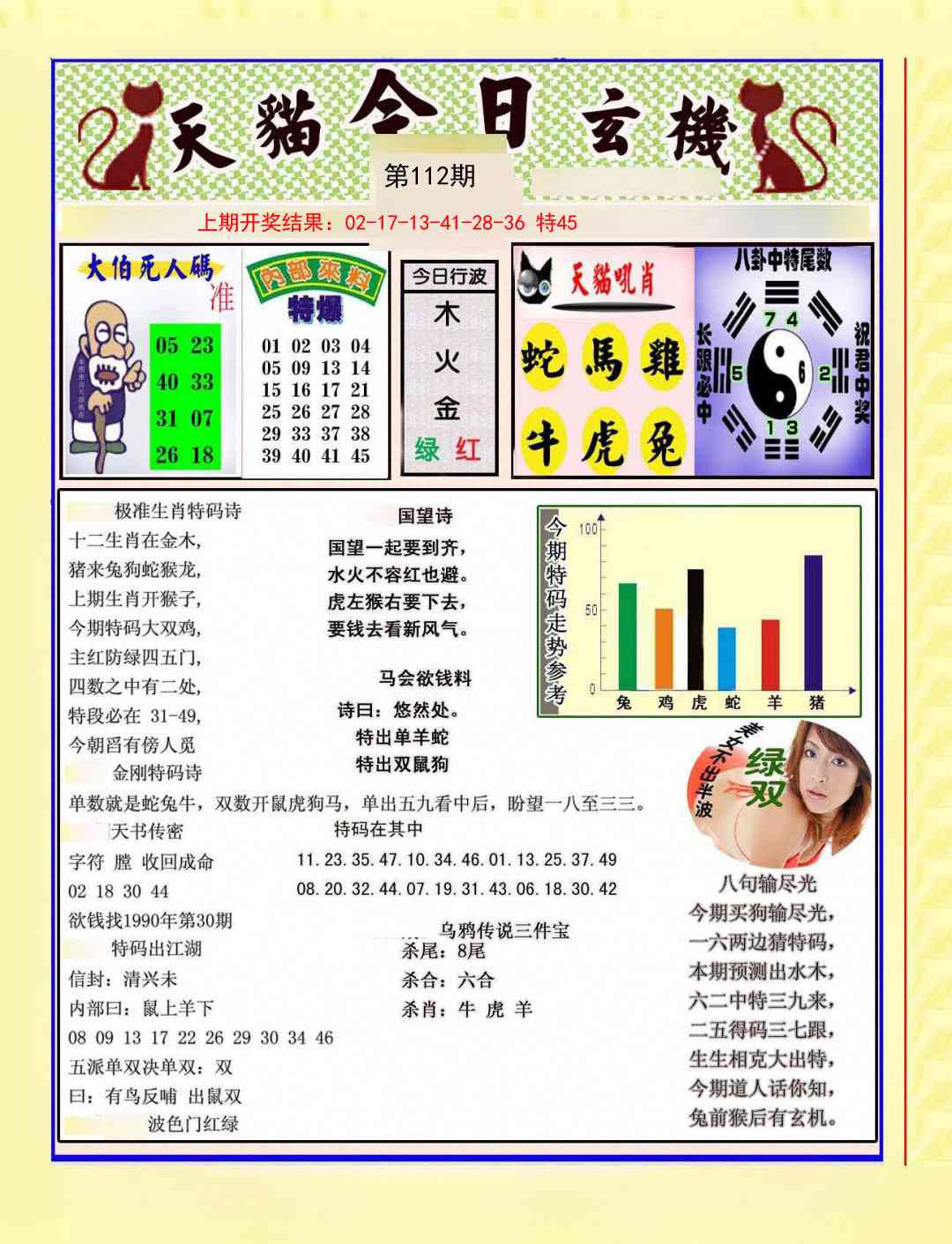 112期今日玄机图A[图]