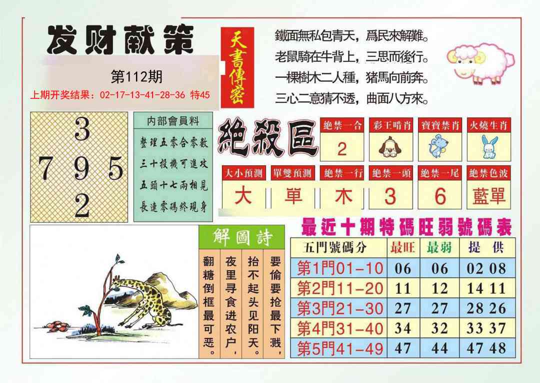 112期发财献策[图]