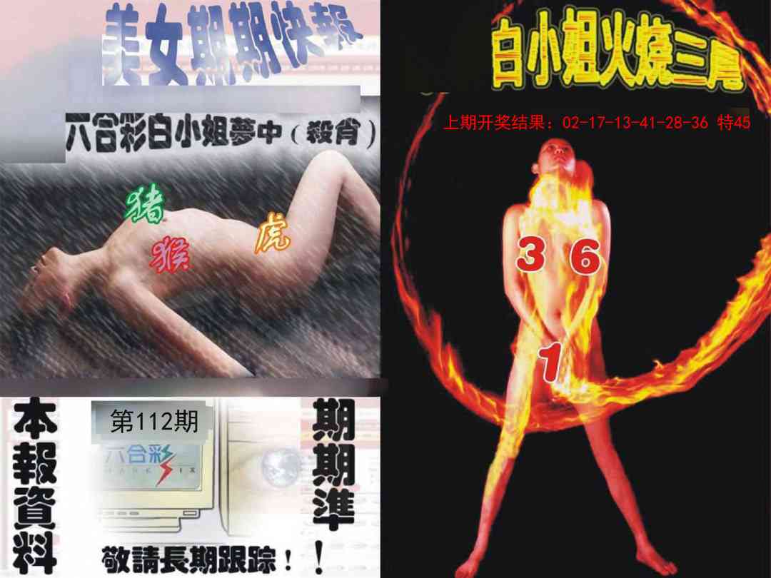 112期环球美女特码报[图]