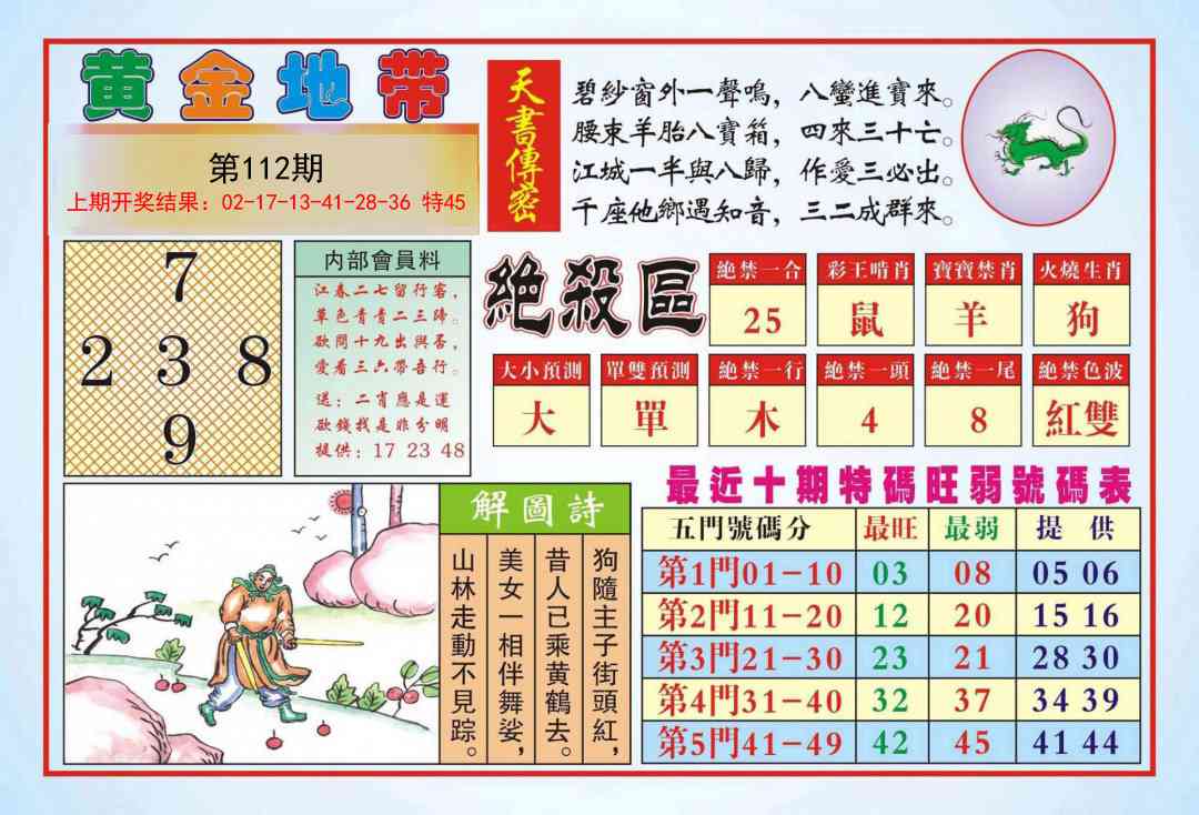 112期黄金地带[图]
