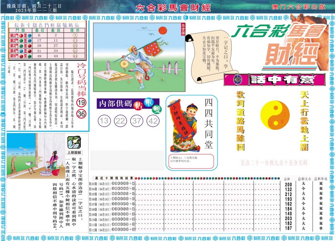 113期马会财经A[图]
