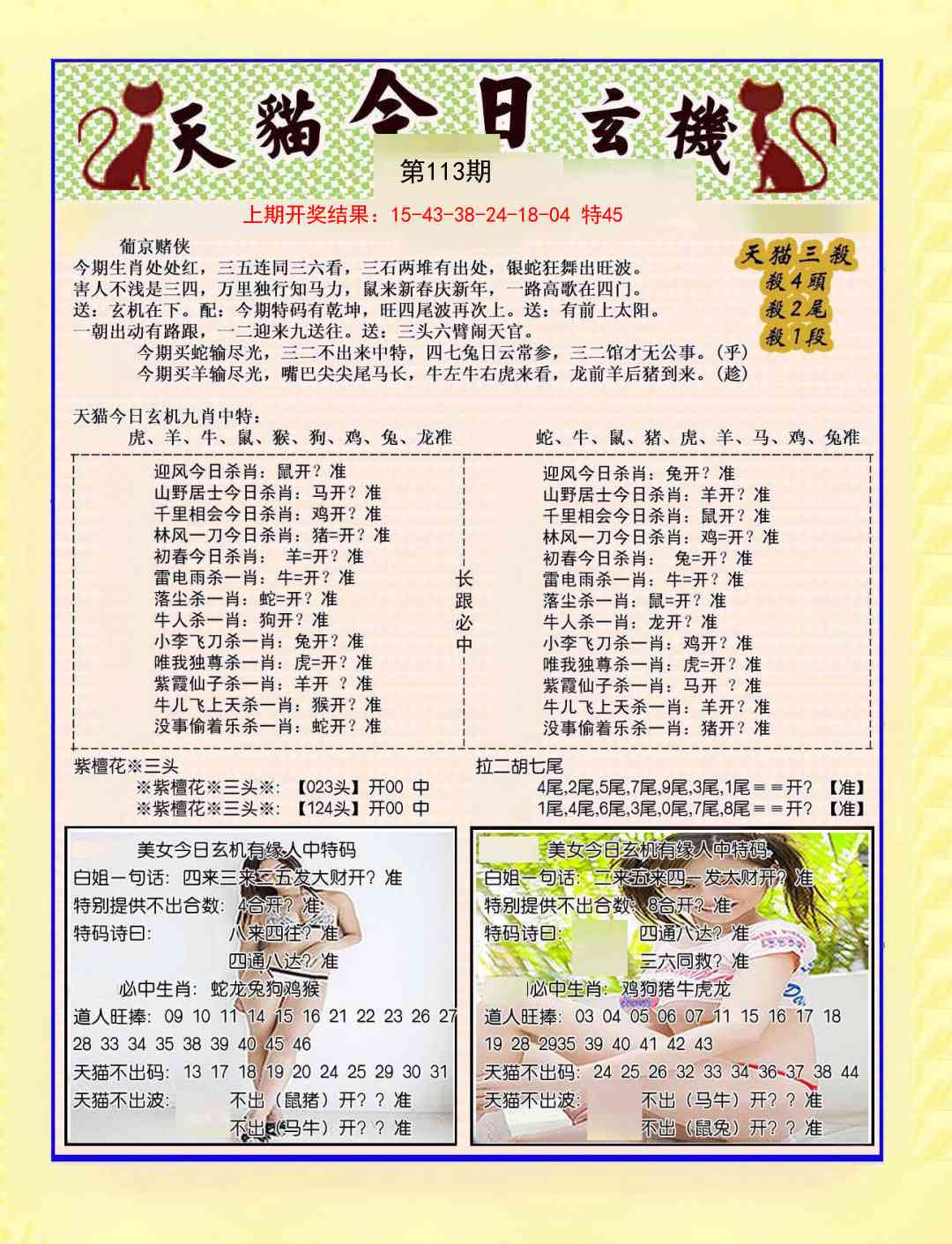 113期今日玄机图B[图]