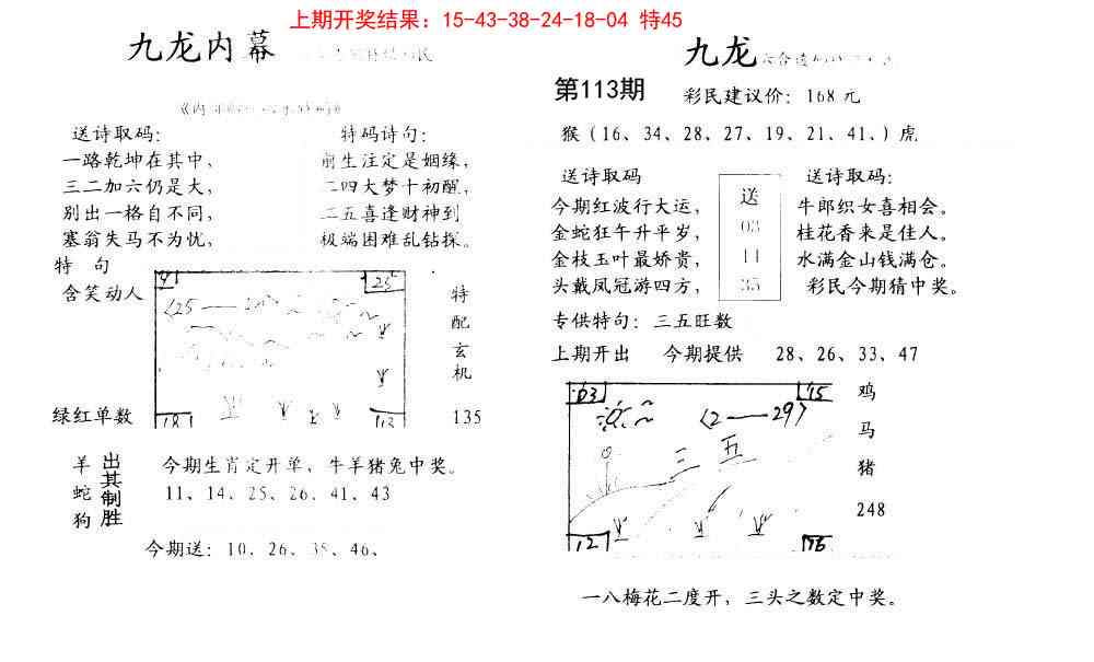 113期九龙内幕[图]