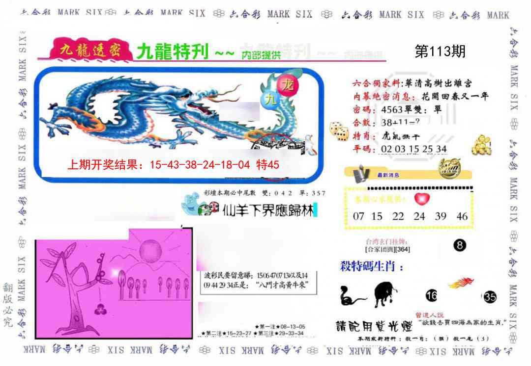 113期九龙特新刊[图]