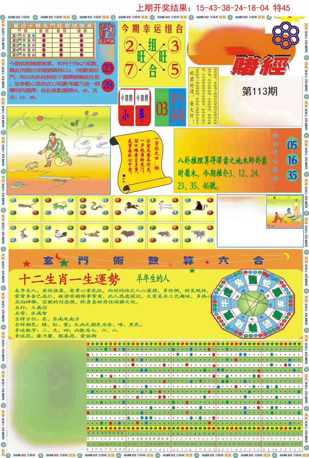 113期九龍赌经A(推荐)[图]