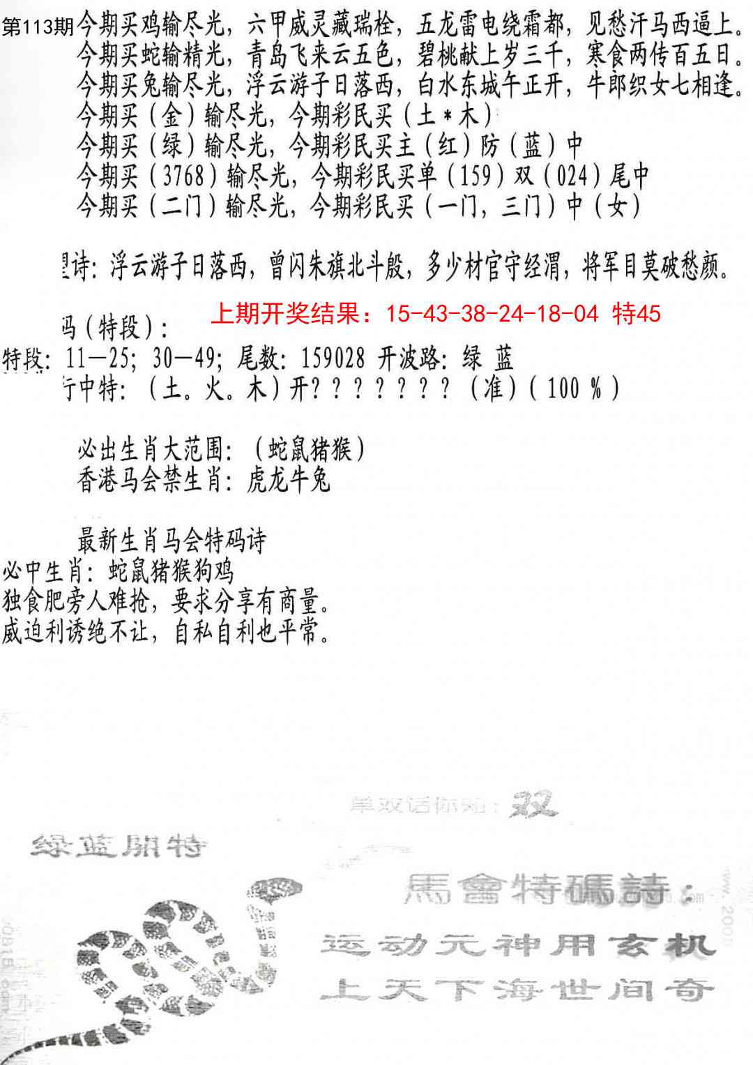 113期蛇报B[图]