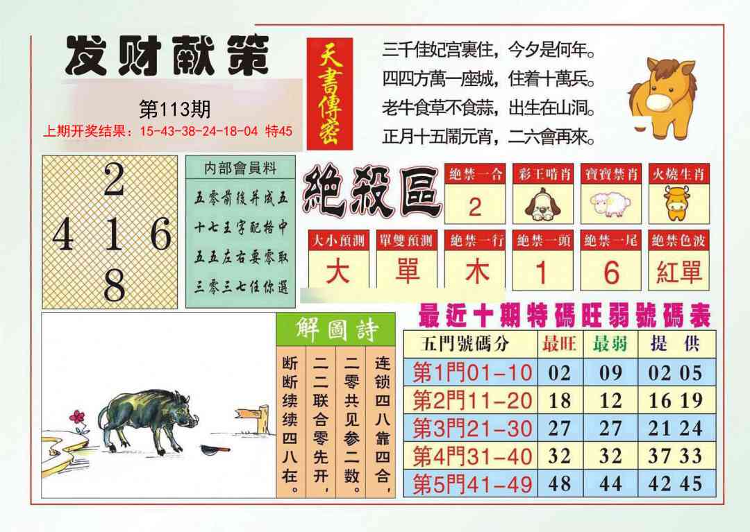 113期发财献策[图]