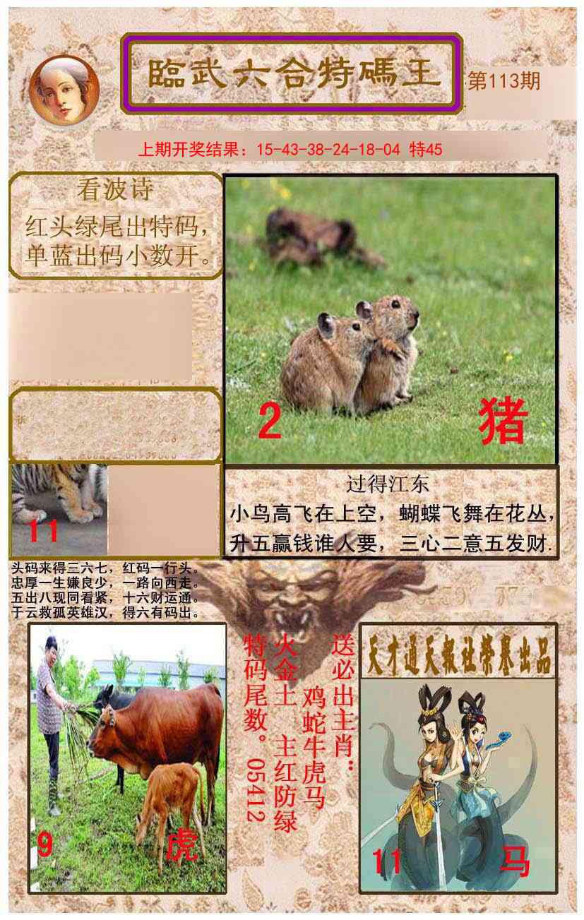 113期临武六合特码王[图]